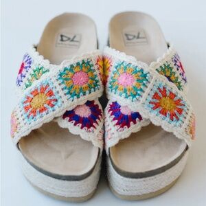 Chinese Laundry Plays Crochet
Sandal in Natural